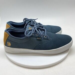 Etnies Jameson SL Mens 9‎ Skateboarding Shoes Blue Suede Sneakers Low Top